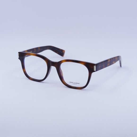 Saint Laurent SL722 006 Eyeglasses Havana 51mm Square Frame - Picture 9 of 10